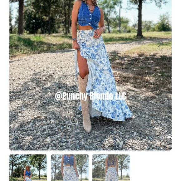 Bronco Denim Vest Small - Picture 1 of 7